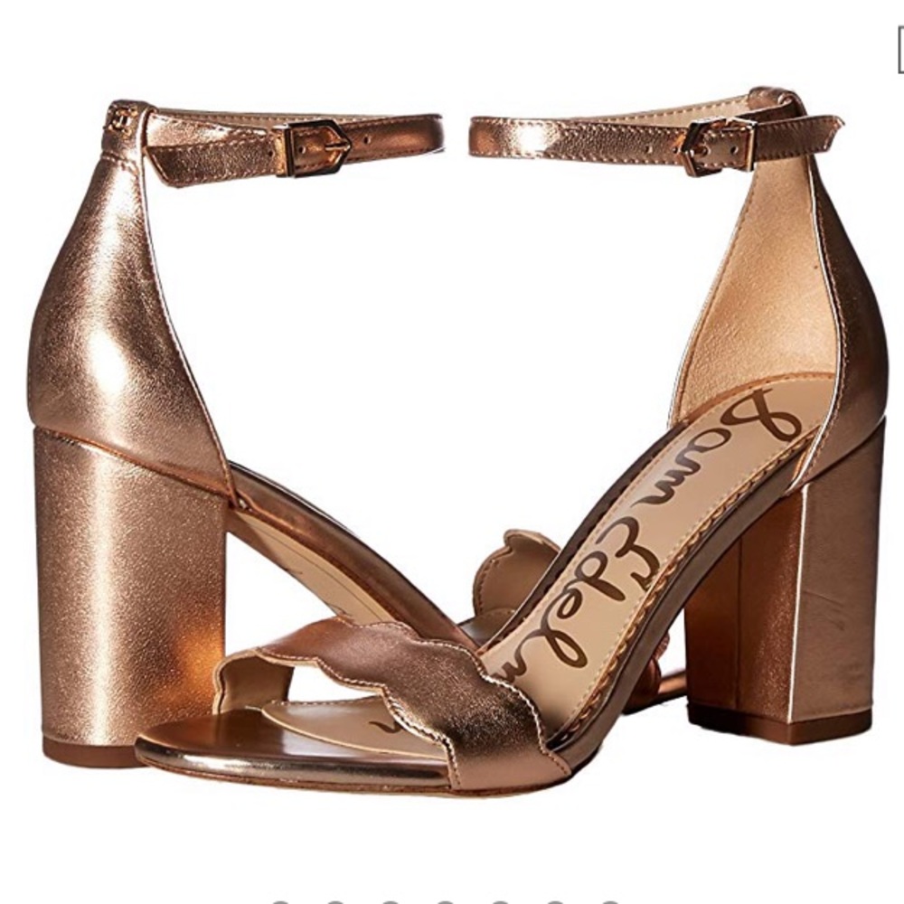 Sam Edelman Odila Sandal- Blush Gold leather